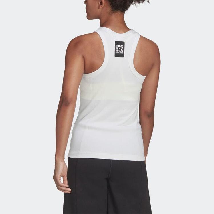 adidas Sleeveless Sports Shirts Women's White Racerback HB1425