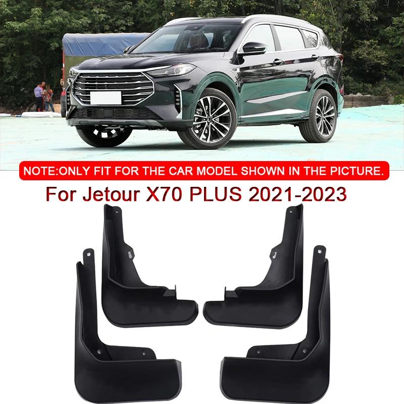 For Jetour X70 PLUS - Car Styling ABS Car Mud Flaps Splash Guard Mudguards MudFlaps Front Rear Fender Auto Accessories
