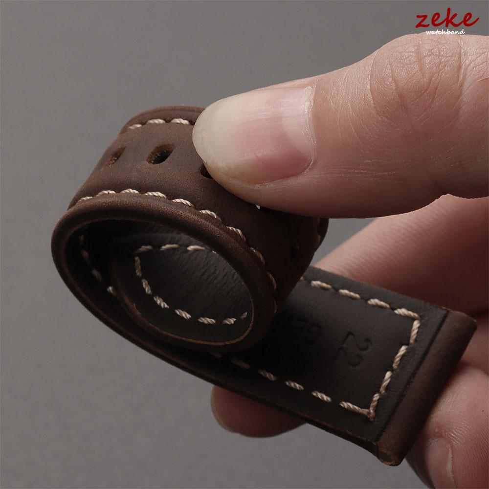 Genuine Calfskin Leather Watchband 20mm 22mm 24mm Butterfly Buckle Bracelet for Omega Business Watch Band for Seiko Brown Straps