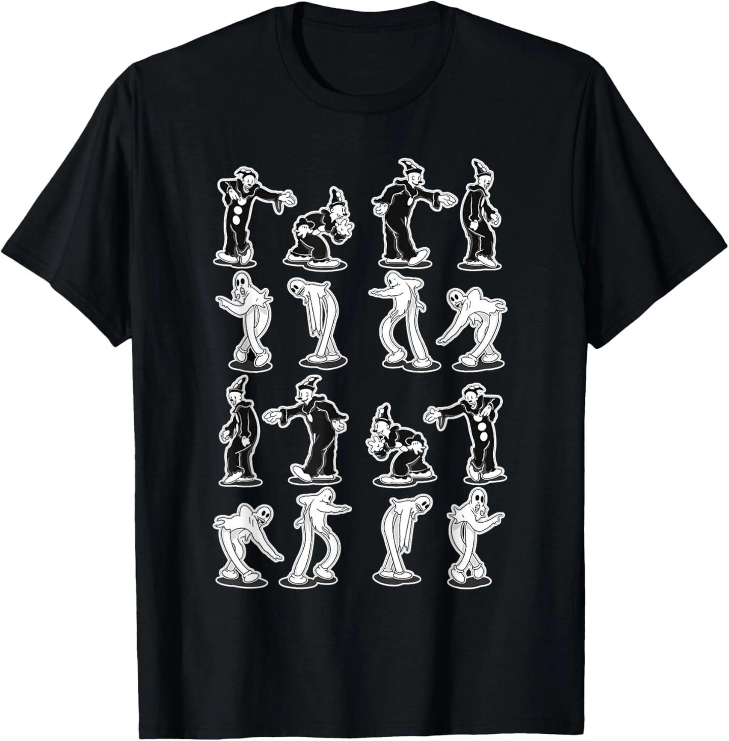 Koko the Clown Ghost Spooky Dance T- Shirt 4XL