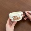 Cute Kapibala Ceramic Mug Children's Home Breakfast Coffee Mug for Friends Practical Birthday Gifts