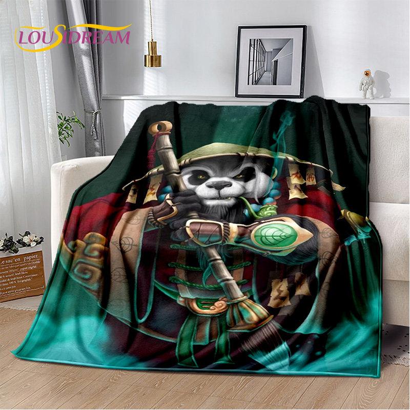 World of Warcraft, WOW, Game Gamer, weiche Plüschdecke, Flanelldecke, Überwurfdecke für Wohnzimmer, Schlafzimmer, Bett, Sofa, Picknick-Abdeckung