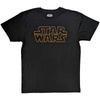 Star Wars Logo Outline T-Shirt Black New Unisex T-Shirt