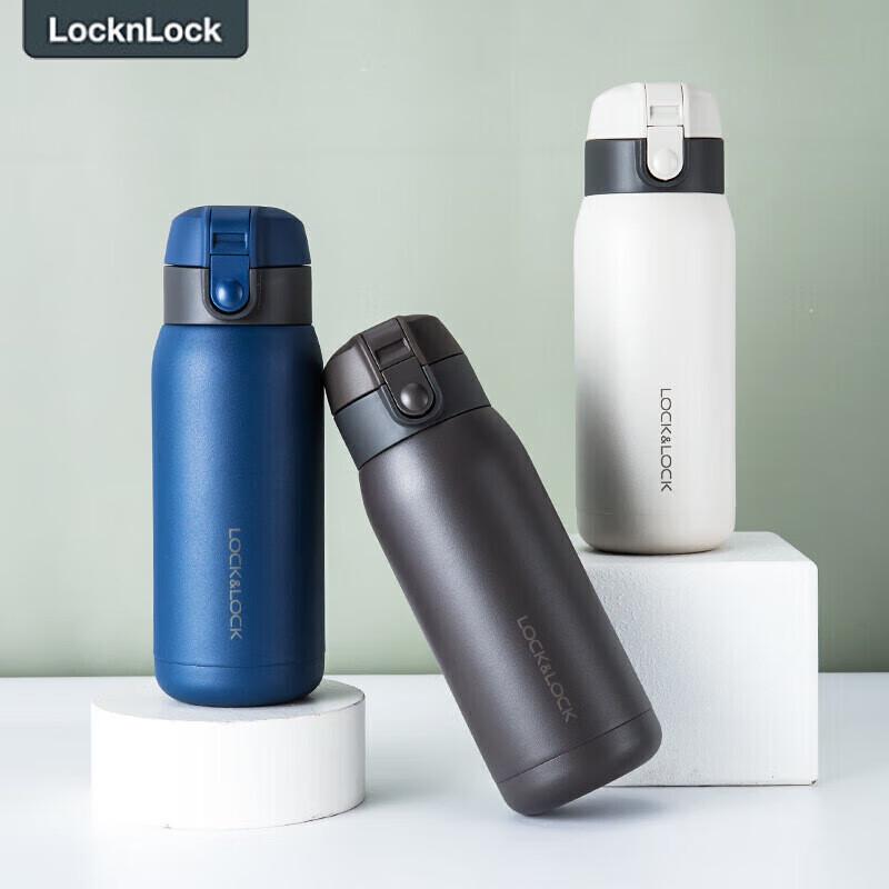 LOCK&LOCK Portable Stainless Steel Insulated Water Bottle