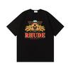 Unisex Oversized Cotton T-Shirt With Creative Graphic Print Streetwear Casual Tee Men Women