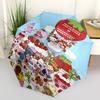 1pc Hello Kitty Strawberry Shortcake Automatic Folding Umbrella - Portable 3-Fold Design with Iron Frame, Perfect for Fans, Travel, Daily Use, and Gif