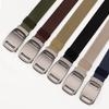 Nylon Belt for Men Women Work Belt Portable Wear Resistant, Webbing Belt Automatic Belt Buckle for Camping, Climbing Backpacking