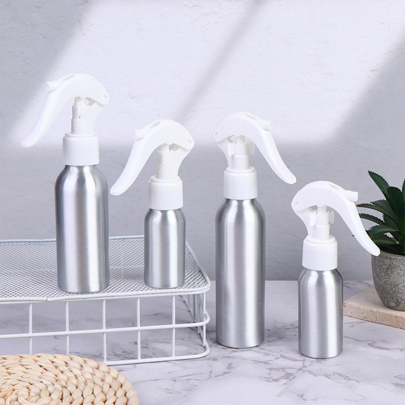1Pcs 30-500Ml Aluminum Bottle Empty Spray Bottles Pump Sprayer Fine Mist Spray Refillable Bottles Water Spray Bottle Sprinkler