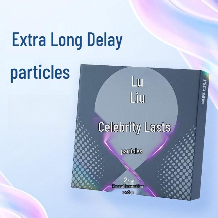 Mingliu Granular Ribbed Long-Lasting Lubricated Condoms - 002 Night Watery Angel Xiaoye Mo