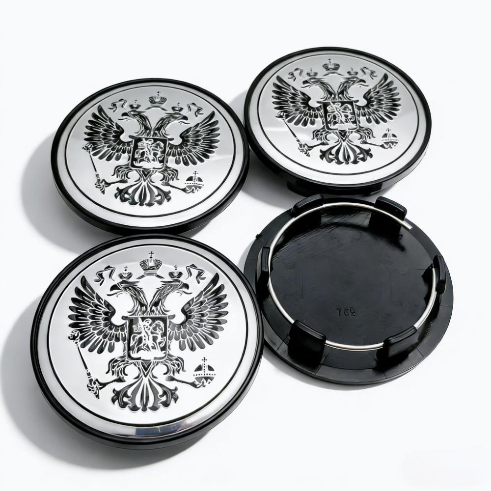 

4pcs 69mm Russian Coat of Arms Logo Emblem Badge Car Wheel Center Caps Wheel Hub Dust Cover Rim Hubcaps Replace Car Accessories Russian Coat of Arms&4pcs T69 Wheel Caps