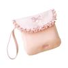 Bowknot Sanitary Napkin Storage Bag Cotton Cloth Bow Makeup Bag Creative Mini Cosmetic Bag  Women