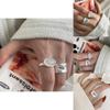 Einzigartiges Design Cooler High-End-Inspirierter Damen Minimalistischer Stil Verstellbarer Ring