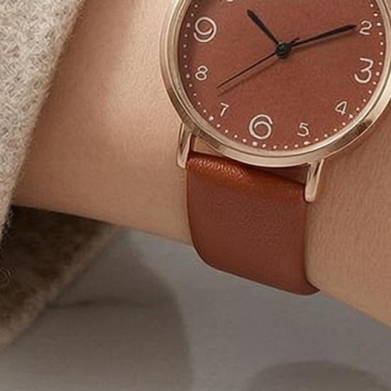 Quartz Watch Elegant Minimalist Analog Wristwatch High Accuracy Three-Pin Watch Suitable for Casual Formal Office Daily Wear Gift