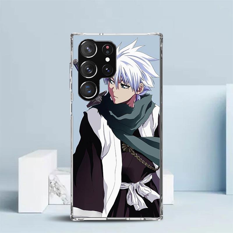 Hitsugaya Toushirou Bleach Phone Case For Samsung Galaxy S24 S25 Edge S26 Ultra S22 S23 Plus S21 + S20 FE Soft TPU Back Cover Ga