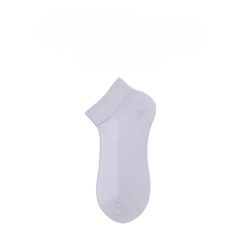 Socks Women's Summer Thin Section 7A Antibacterial Anti-odour Sweat Absorbent Women's Small White Socks Simple Short Socks Socks Women's Models