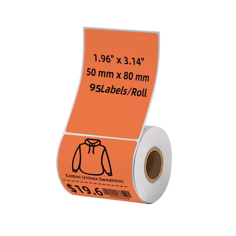 Термоэтикетки Phomemo для M110/M100/M220/M221 - 50x80 мм, Разноцветные.