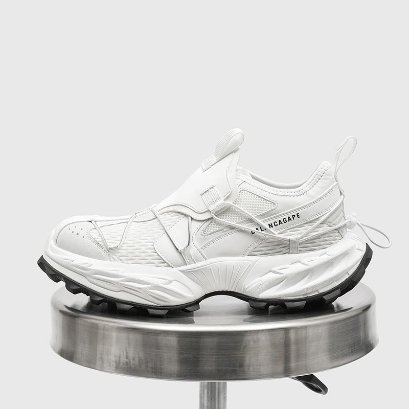 High End Fashionable Men's Casual Shoes Men's New Trendy Mesh Breathable Running Shoes Men's Personalized Sports Shoes