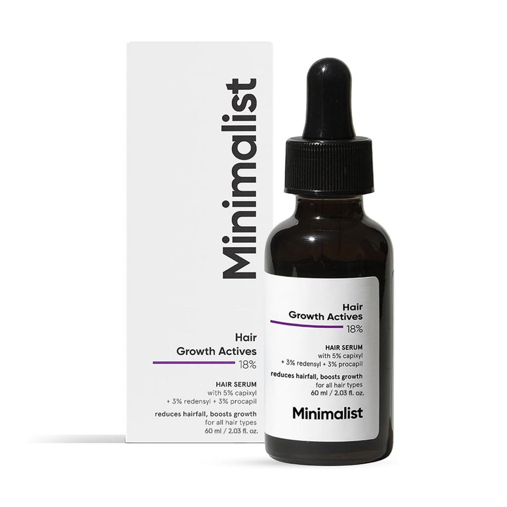Minimalist Hair Growth Serum For Men & Women 60ml With Capixyl Redensyl Procapil Anagain Baicapil