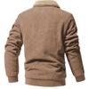 Men's New Winter Fashion Casual Retro Thick Men's Standing Collar Warm Corduroy