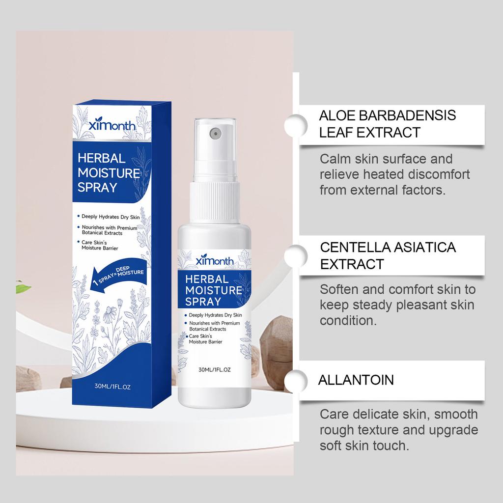 XIMONTH Herbal Skin Care Mist Face Moisturizing Glow Nourishing Fine Spray Refreshing