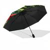 1pc Forest Cardinals Fashionable Auto Opening/Closing Folding Umbrella with 8 Bones, Windproof Portable, Daily Use223