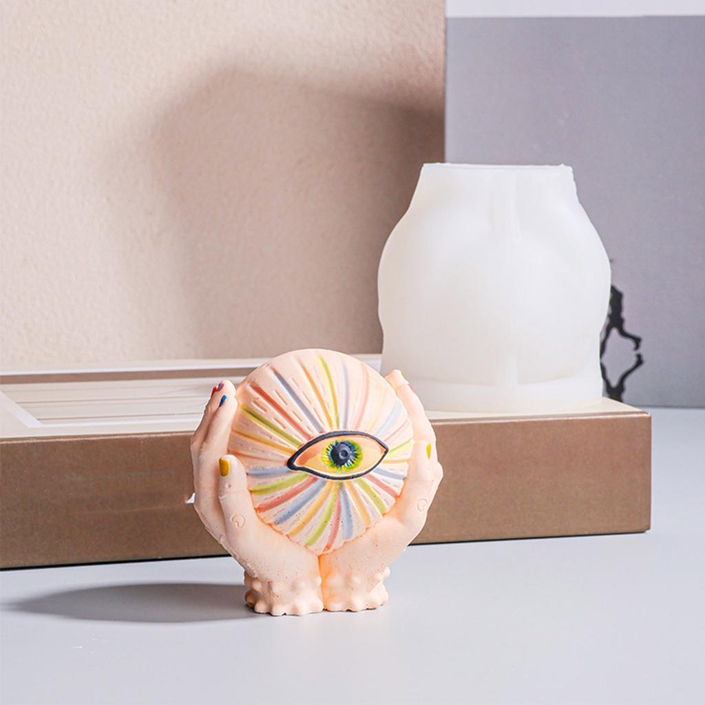 Hands and Eyes Candle Mold Silicone Mould for Unique Handmade Crafts Epoxy Resin Wedding Decoration Making Mold
