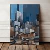 Canvas Painting Buildings Architecture
