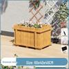 Hualongdun Carbonized Solid Wood Outdoor Planter Box