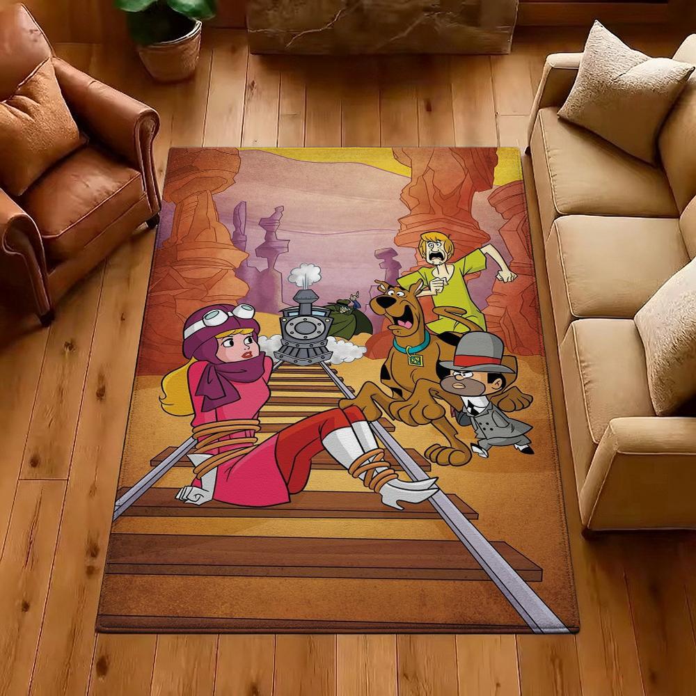 Mystery Inc Campfire Night Tales Printed Rug Soft Texture Nonslip Carpet For Kids Bedroom Play Area Home Decor Great Holiday Gift