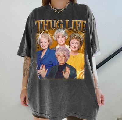 Classic Sitcom Thug Life Shirt, Retro Fan Gift, Funny Senior Citizen Humor