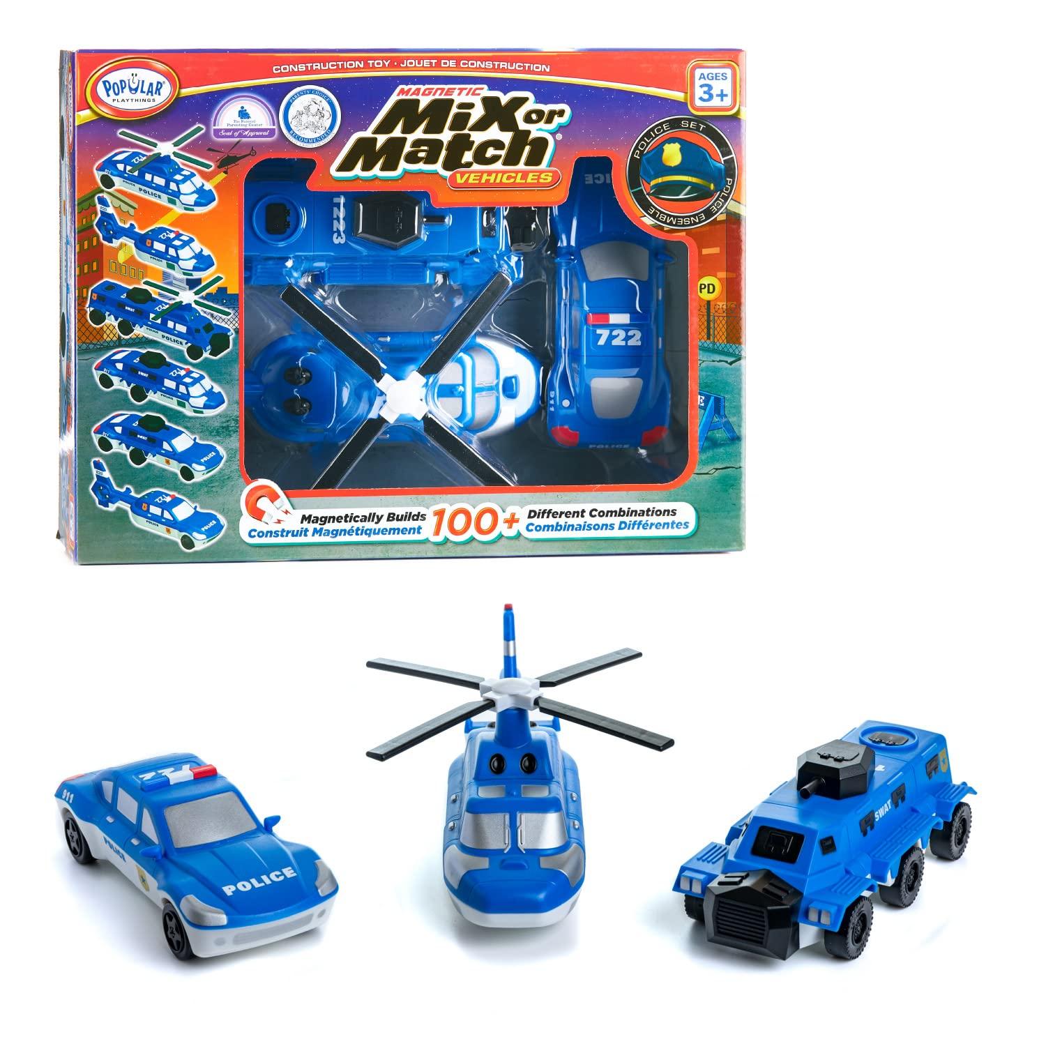 

Bornelund Popular Playthings Mix & Match Police Car (Around 3 Years Old) PPT60316