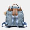 Vintage Color Block Backpack Women's Lightweight Backpack