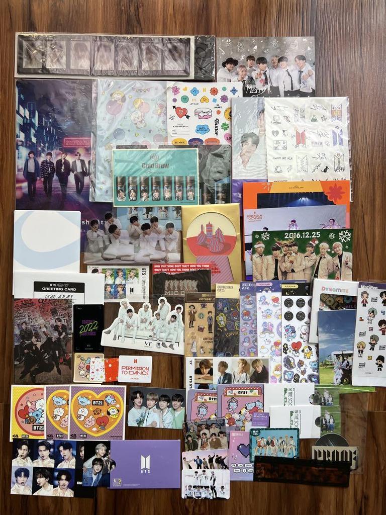[USED] BTS trading cards bulk sale