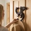 Iron Wall Mount Key Rack Creative Car Key Hook Rack Funny Iron Dragon Tail Hook  Housewarming Gift