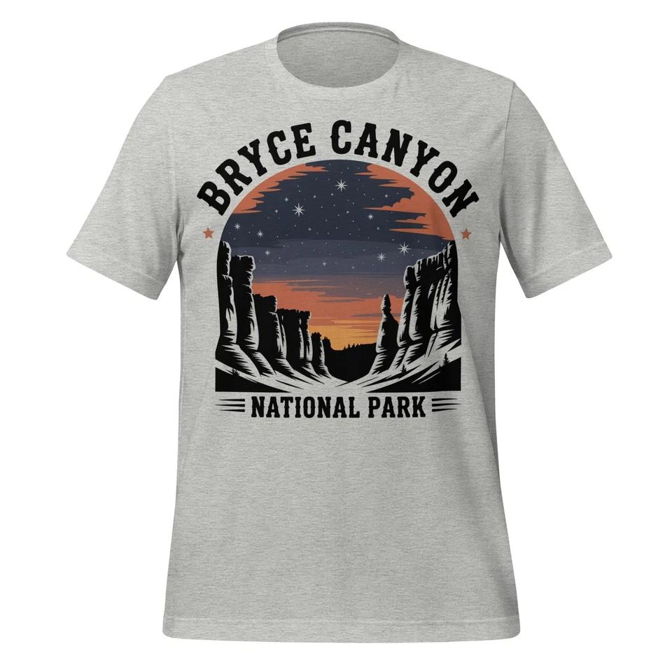 Bryce Canyon National Park Shirt Night Sky Stars Desert Hiking Gift Unisex Tee 2XL