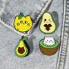 Creative Fruit Cats Collection Brooches Pretty Cute Kiwifruit Pear Avocado Lemon Design Kitten Pins For Pet Lovers Jewelry Gift