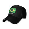 Brazil Soccer Team Football Brazilian Flag Baseball Caps Snapback Baseball Hats Breathable Casual Casquette Outdoor Unisex