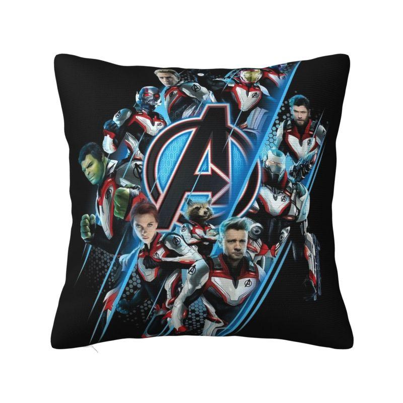 Custom Disney Iron Man Marvel Film Pillow Case 45x45cm Living Room Decoration Luxury Chair Cushion Square Pillowcase