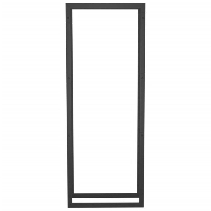 VidaXL Portant de bois de chauffage Noir mat 50x28x132 cm Acier 350306