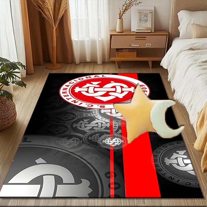 Intercontinental Football Crest Rug Game Carpet, Floor Mat for Bedroom Living Room Entryway Rug, Home Decor Idea Gift for Christmas birthday