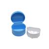 Denture Bath Case Dental False Teeth Storage Box with Hanging Net Container