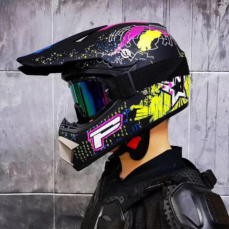 Hot Sale Motorcycle Helmet Racing Off-Road Helmet Men Moto Bike Downhill Am Dh Cross Para Moto Children Motocross Helmet Dot