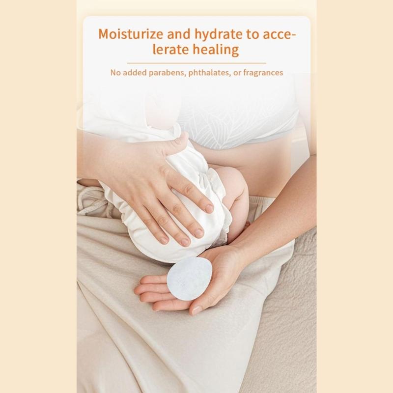 10 unidades Almofadas de Gel Calmante para Seios para Mães Lactantes Confortáveis Adesivos de Gel Refrescantes Reutilizáveis Acessórios para Cuidados Maternos