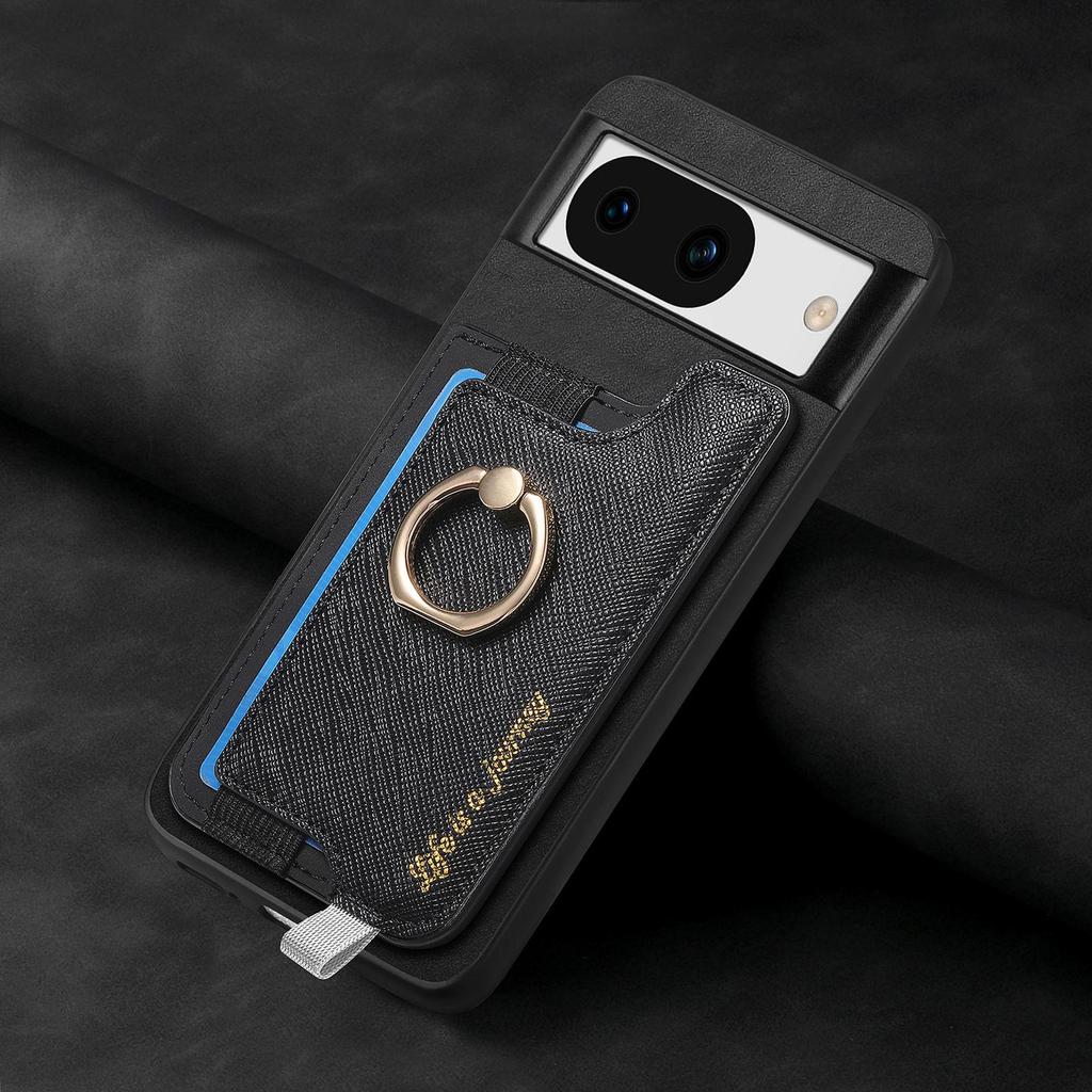 Google Pixel 10 Pro Case with Magnetic Ring & Card Holder, Compatible with Pixel 9A