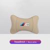 1Pcs Car Seat Headrest Auto Logo Neck Pillow For BMW M X1 X2 X3 X4 X5 X6 X7 F39 G42 G26 F01 F02 F30 F10 E70 E30 E87 E61 G30 G20 ADMVN1