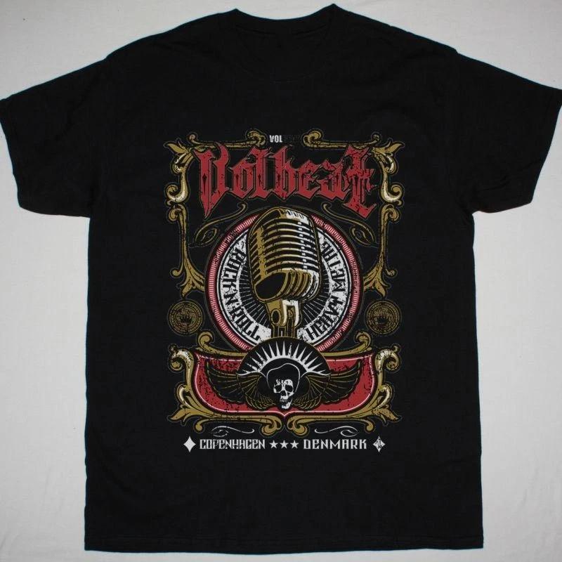 VOLBEAT COPENHAGEN DENMARK S-5XL T Shirt Heavy Cotton Black US036 4XL