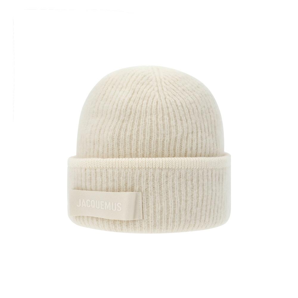 

Jacquemus Le Bonne В язана шапка з логотипом Gros Grain Acu00666ak00227 ACU00666AK00227 110