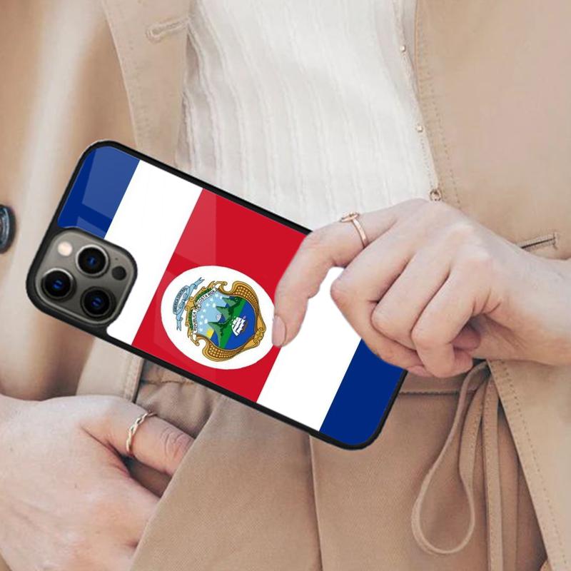 Costa Rica Flag Funda Magnetic Phone Case For APPLE iPhone 17 Air 16 14 13 12 Pro Max 15 Plus Wireless Charge With MagSafe Cover