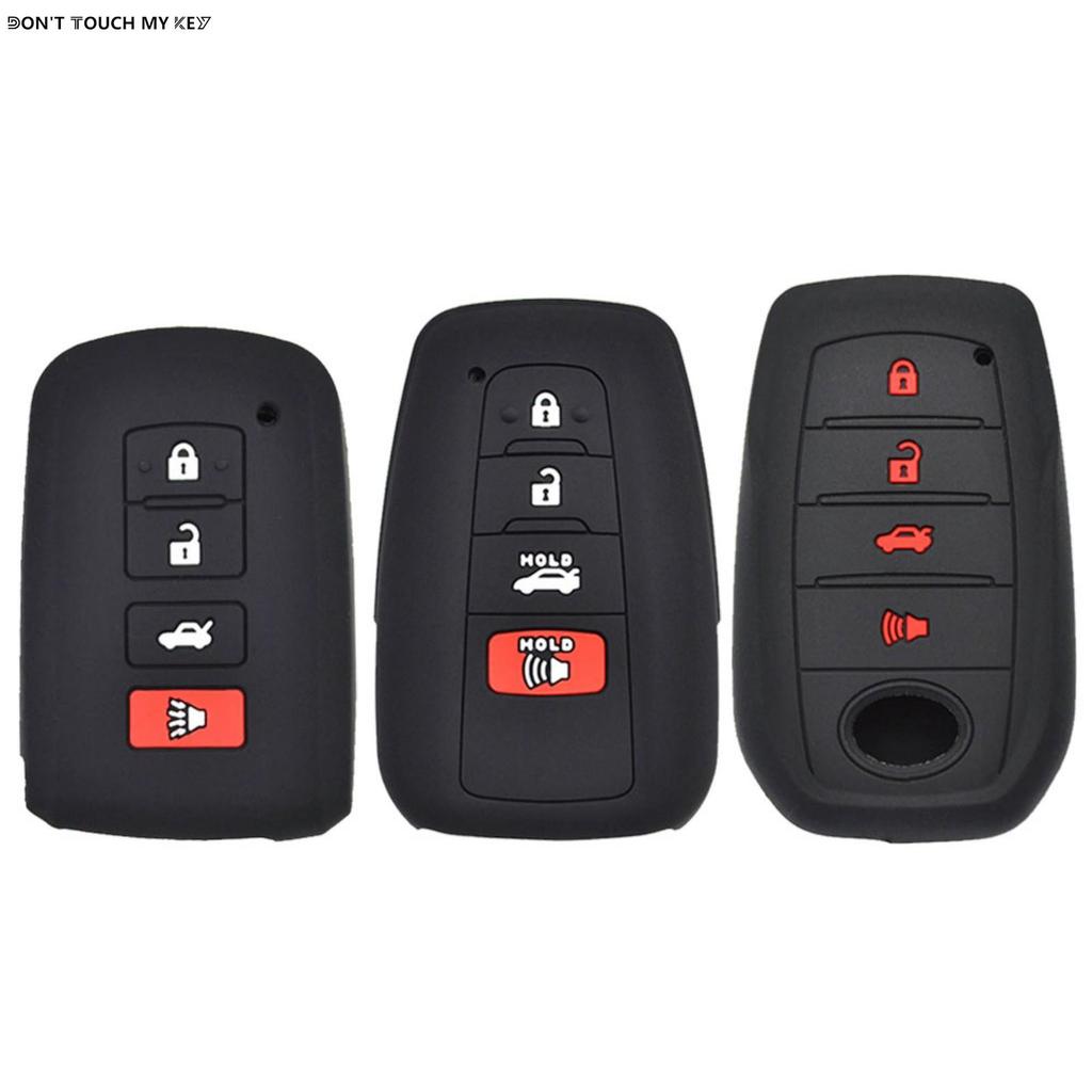 Silicone Key Case Fob For Toyota Avalon Camry Corolla Rav4 Auris Yaris Highlander Land Cruiser Prius Tacoma Fortuner Mark X
