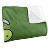 Rick And Morty Silky Pickle Rick Supersoft Blanket